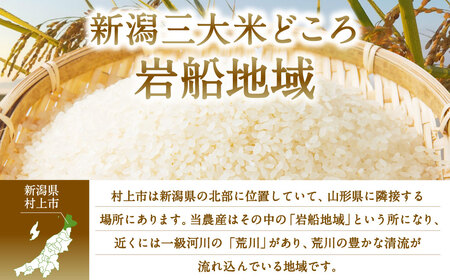 A4102 【令和5年産米】特別栽培米 新潟県岩船産 コシヒカリ 6kg