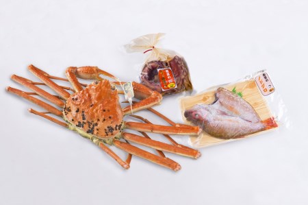 E4035 【期間・数量限定】「越後本ズワイ」とノドグロ一夜干し他セット