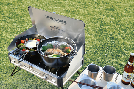 【UNIFLAME】ツインバーナー US-1900【 ユニフレーム キャンプ アウトドア BBQ バーベキュー ストーブ キャンプ料理 キャンプ飯 】