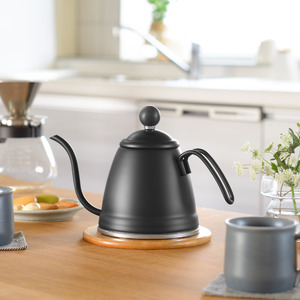 ドリップケトル1.3L IH対応 (ブラック/サテン仕上げ) 燕三 EM-058