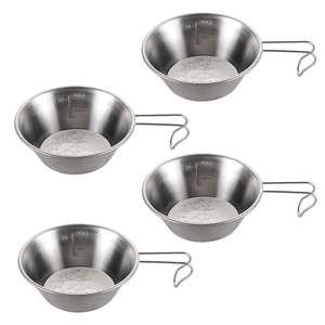 【UNIFLAME】富士桜シェラカップ 4個セット【 ユニフレーム キャンプ アウトドア バーベキュー BBQ ソロキャン 】