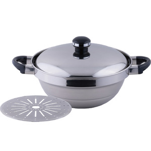 〈宮﨑製作所〉 オブジェ 段付鍋 18cm IH対応