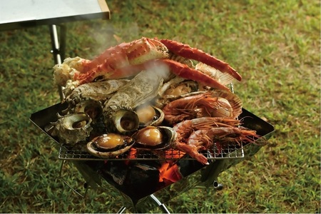 【UNIFLAME】ファイアグリル + ファイアグリル ステンレスワイヤー網 + FGポットハンガー