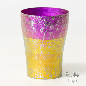 チタン二重タンブラー 木肌 和み 紅葉 250ml 10,780円