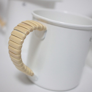グローカルスタンダードプロダクツ TSUBAME RATTAN Mug Lサイズ (ホワイト)