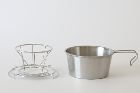 グローカルスタンダードプロダクツ TSUBAME / ワイヤードリッパー & シェラカップ480ml セット / シルバー