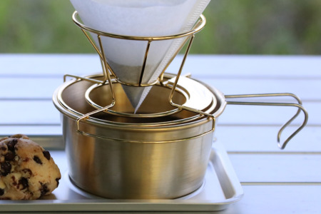 グローカルスタンダードプロダクツ TSUBAME / ワイヤードリッパー & シェラカップ480ml セット / ゴールド