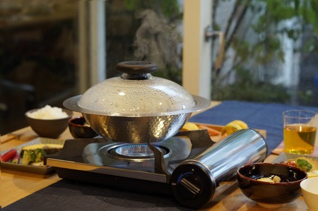 【食洗機OK】HARIO ハリオ フタがガラスのIH対応ステンレス鍋23雪平 MIS-23