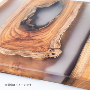 オーダーメイド レジン天板チケット (横45cm × 縦45cm、天板厚3cm) 