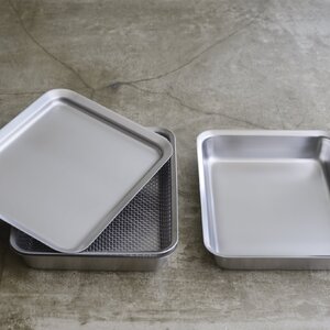 LLM-8718 ラバーゼ 角バット・角ザル・プレート4点セット