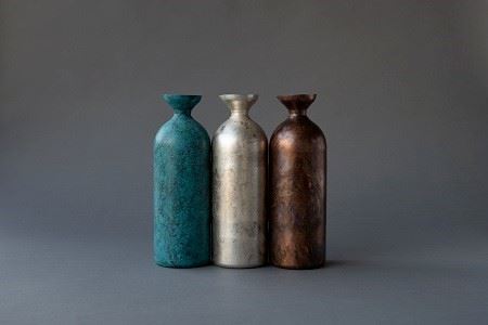 折燕ORI-EN 二重徳利2合 ANTIQUE SILVER