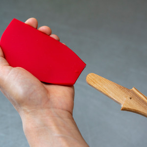 LB-106 ラバーゼ ボウル大 & シリコーンヘラ レッド