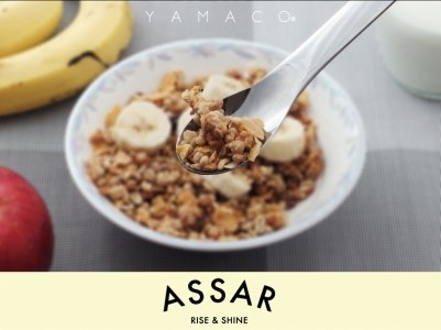 ASSAR スプーンL & フォークL (透明ケース入り)