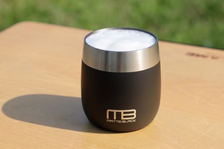 18-8ステンレス 二重構造 マットブラック フリータンブラー