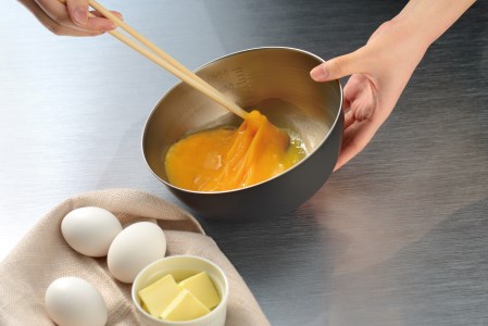 OK-002 おかって印 ステンレスざる・ボウルセット18cm