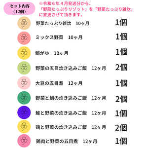 ofukuroベビーフード 10ヶ月・12ヶ月ごろ (12食入り)  有機JAS認定 新潟県 糸魚川 味千汐路 有機野菜 離乳食 おいしくて体に良い物 出産祝い ofukuro離乳食  ベビー 赤ちゃん 