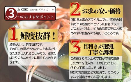 〈期間限定〉越後 本ズワイガニ 500g×2杯 計1kg 姿 糸魚川産 浜茹で 鮮度が命！ 茹でたて直送 日本海 磯貝鮮魚店 ずわいがに かに カニ 蟹 新潟県  