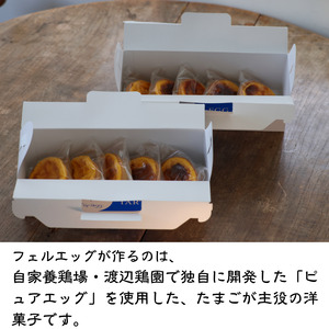 たまごのおいしさを極めた『エッグタルト』10個 たまごやさんのこだわりスイーツ♪ フェルエッグ