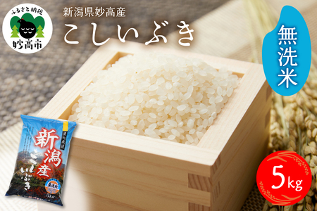 【2026年5月中旬発送】令和7年産 新潟県妙高産こしいぶき5kg 無洗米 白米 精米 お取り寄せ 5キロ 新潟 妙高市 小出農場