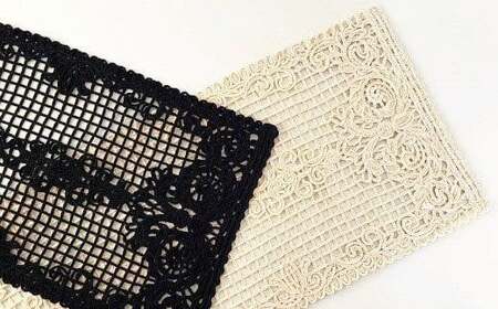 差し込み ショートマフラー アラベスク柄 ( グレー ) | マフラー｜詳細画像