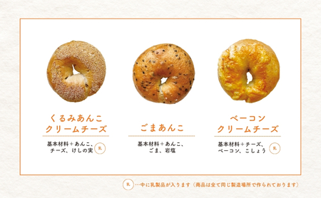 ベーグル おまかせ 10個 パン 新潟県 五泉市 ReRi Bagel