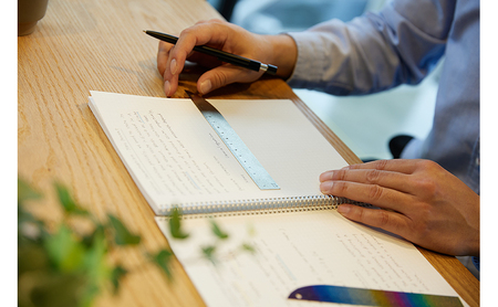 文具 定規&レターオープナー「fish」(グリーン)【1本】 文房具