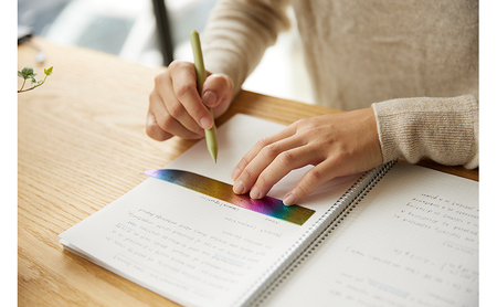 文具 定規&レターオープナー「fish」(グラデーション)【2本】 文房具