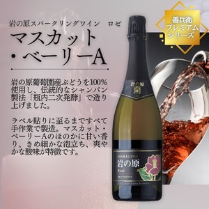 ワイン 岩の原スパークリングワイン 白 ロゼ 瓶内二次発酵 2本セット （白×1本、ロゼ×1本 各750ml） お酒 岩の原 酒 新潟 上越 最短3日で発送