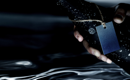 【限定醸造】日本海の荒波が育んだ 海底熟成日本酒「濤〈TOU〉 02」(720ml)お酒 15度 希少品 限定 新潟 上越 ギフト 贈答 化粧箱入り 送料無料 シリアルあり 【チタン製おちょこ付】