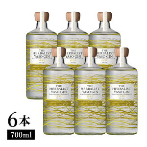 THE HERBALIST YASO GIN YUZU700ｍｌ 6本 お酒 新潟クラフトジン クラフト ジン 新潟 新潟県産 にいがた 上越 上越産