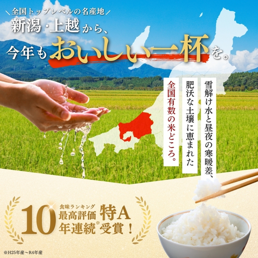 【5月上旬配送】農家応援! コシヒカリ 2kg 緊急価格改定 新潟県 上越市産 令和7年産 お米 精米 米 ご飯 送料無料