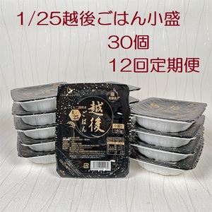 【たんぱく質調整食品】【12ヶ月定期便】 1/25 越後ごはん 小盛 140g×30個×12回 バイオテックジャパン 越後シリーズ 1V30264