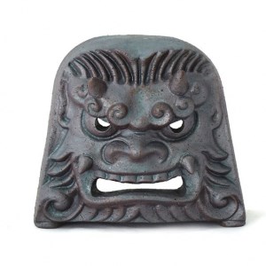 【安田瓦】 厄除け 鬼面 大 置物 丸三安田瓦工業 インテリア 伝統 新潟県 阿賀野市1M03020