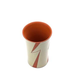 赤水窯 無名異ビアマグセット(白・イナズマ)