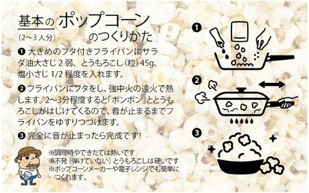 佐渡島産 大野さんのポップコーン用とうもろこし(180g×5袋入)