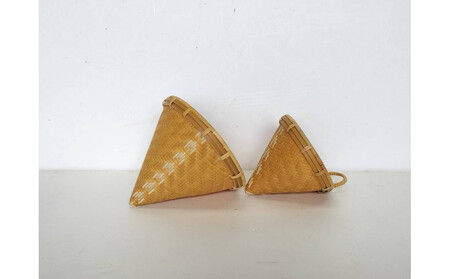 【佐渡産真竹使用】あじろ編み　コーヒードリッパー【サイズ小】