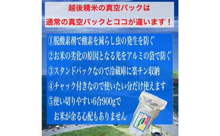 【FOOD SHIFTセレクション入賞!】佐渡地区産コシヒカリ そのまんま真空パック 900g×3袋セット