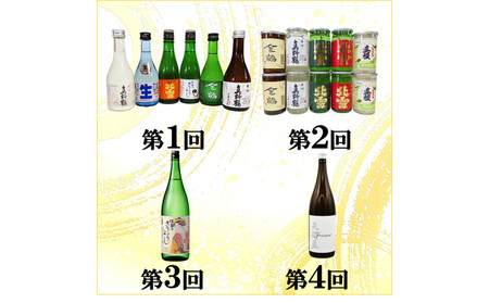 【定期便】佐渡の酒12カ月連続お届けA