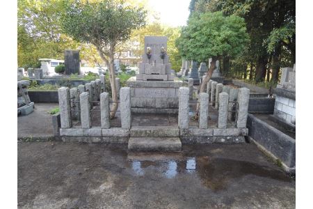 簡易墓石簡易洗浄付きお墓参り代行　清掃サービス（仏花1対付き）