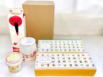 佐渡乳業 牛乳とお菓子コラボセット5種