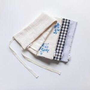 《首肩用》ao×accos 魚沼産コシヒカリで作った米ぬか玄米カイロ ストライプ