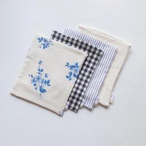 《大判》ao×accos 魚沼産コシヒカリで作った米ぬか・玄米カイロ ストライプ