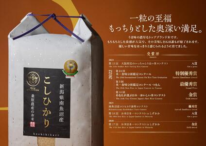 【R7年産】最優秀賞受賞【8割減農薬】最高峰南魚沼産こしひかり10kg(5kg×2)　桑原農産のお米(精米)