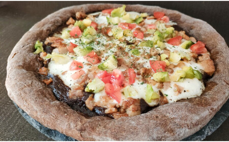 海藻繋ぎ黒ニンニクピザ/海藻ピザ４枚セット