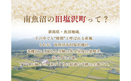 【令和7年度産】【定期便】南魚沼「旧塩沢」限定 コシヒカリ【5kg×6回】白米