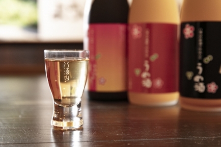 八海山の原酒で仕込んだ「うめ酒」四合瓶（720ml）
