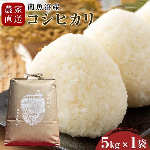 【令和7年産】農家直送　南魚沼産コシヒカリ　5kg(5kg×1袋）【2026年3月上旬より順次発送予定】