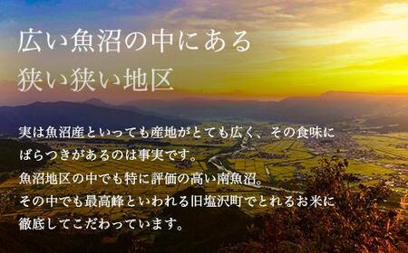 【定期便】令和7年産 南魚沼産コシヒカリ「塩沢地区限定」精米 5kg×2袋  12ヶ月連続