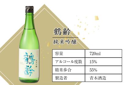 日本酒 青木酒造 鶴齢 純米吟醸 720ml