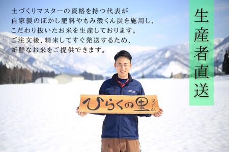 【R7年産】最高金賞 南魚沼産コシヒカリ 白米5kg×2 もっちり甘い！ ひらくの里ファーム